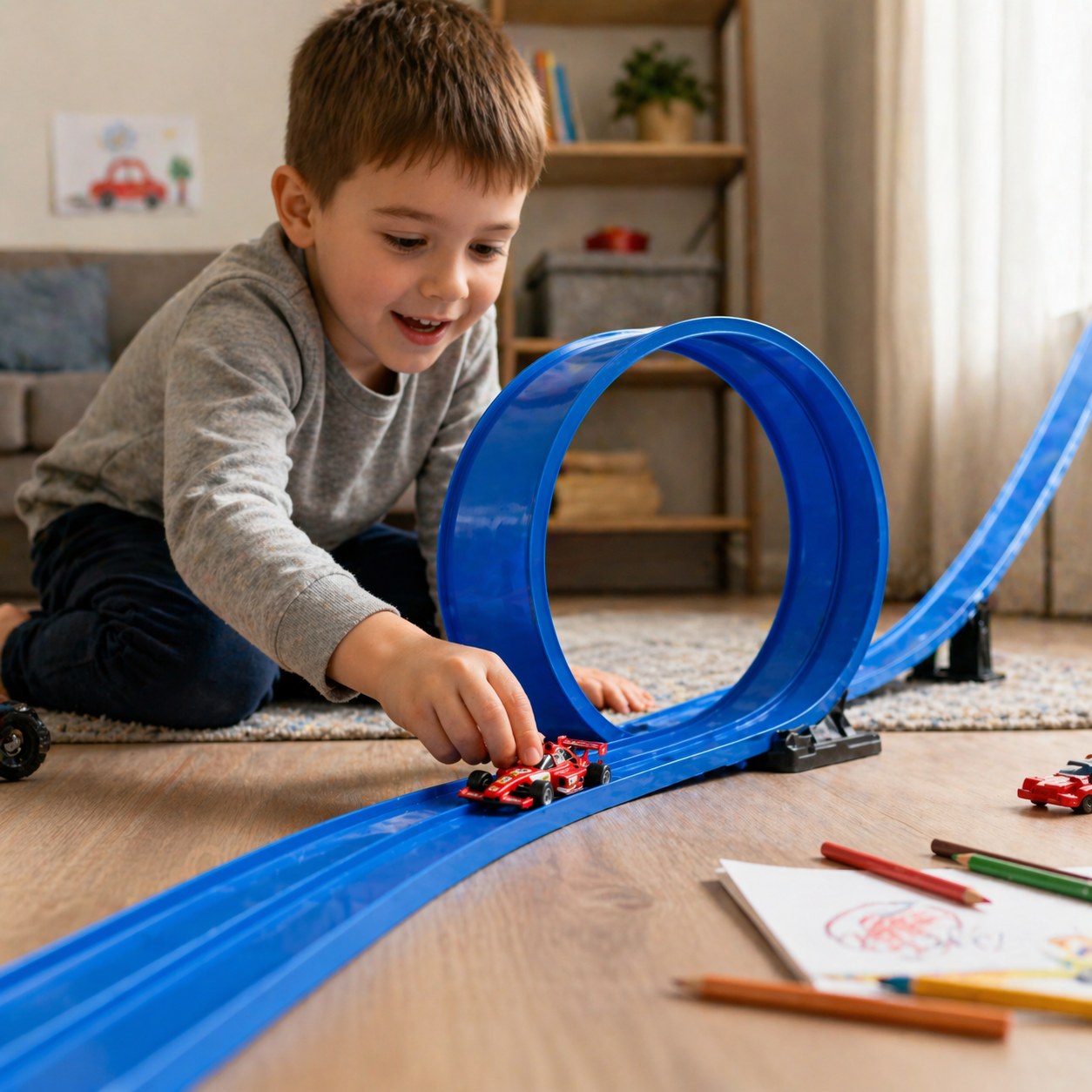 360° Esnek Akıllı Yarış Pisti